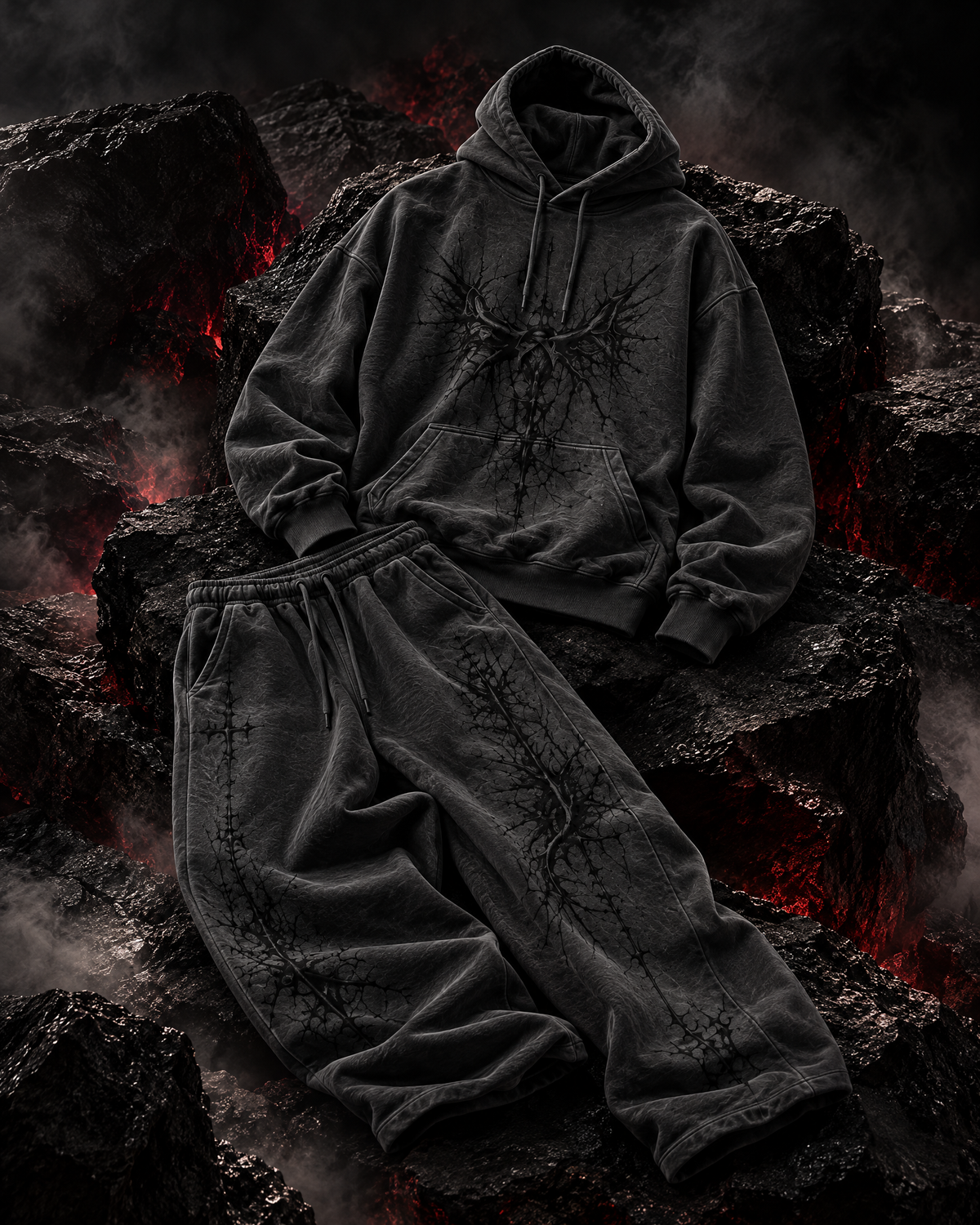 Drop 001 — Heavyweight Hoodie & Relaxed Trouser Set