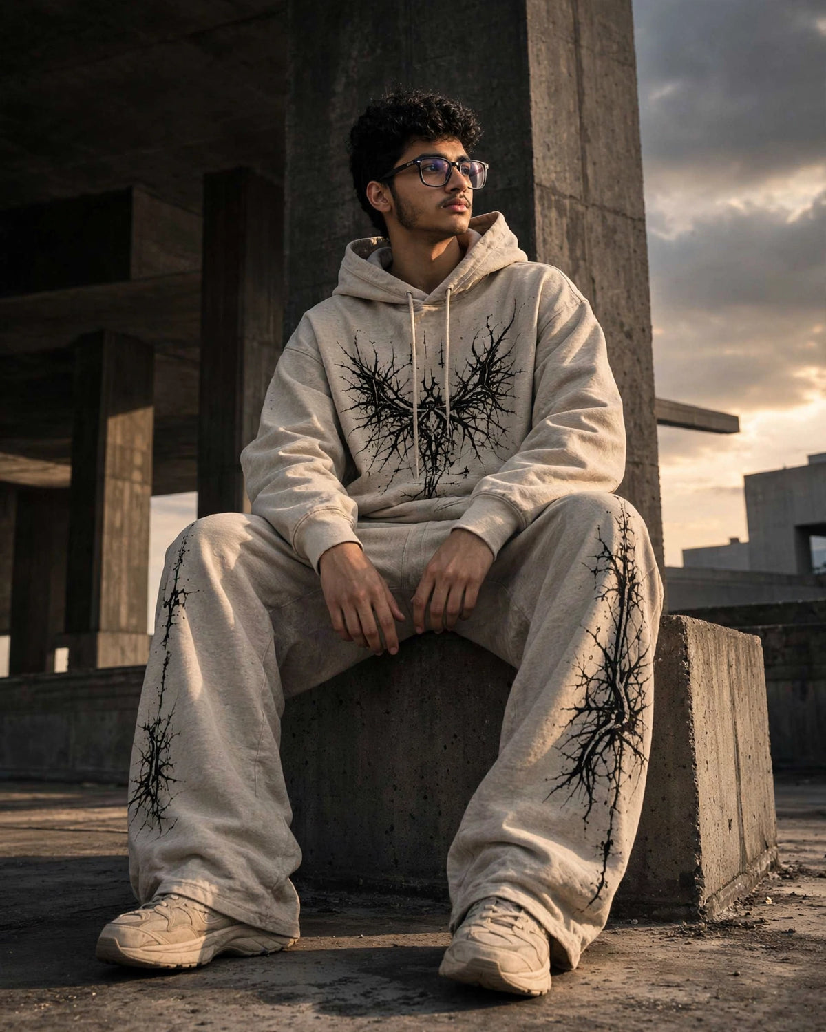 Drop 001 — Heavyweight Hoodie & Relaxed Trouser Set
