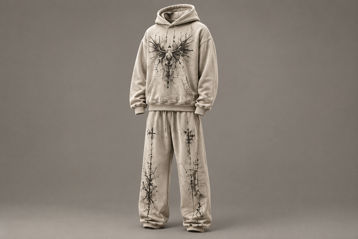 Drop 001 — Heavyweight Hoodie & Relaxed Trouser Set