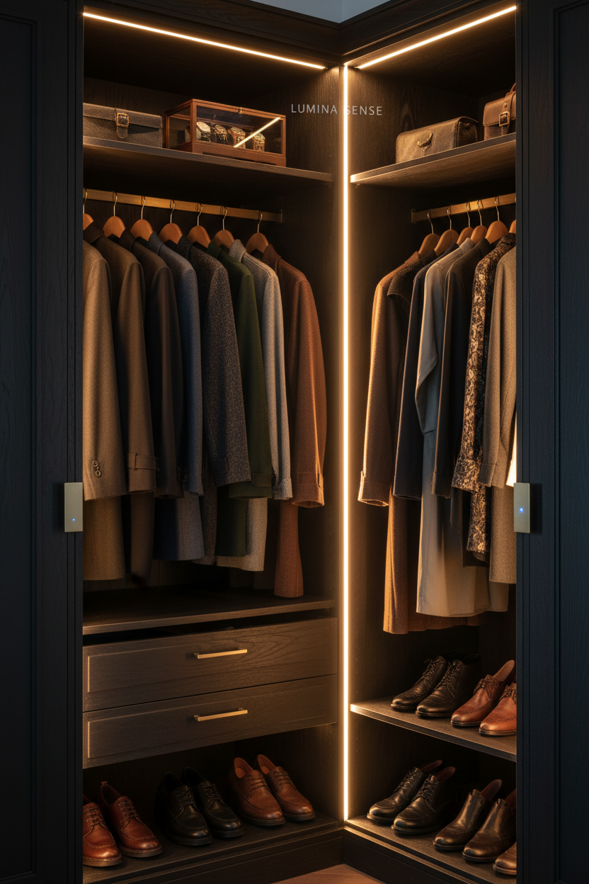 Wardrobe before and after