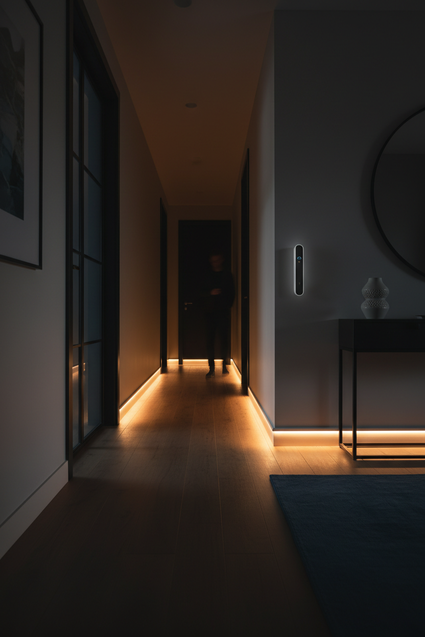 Hallway night path