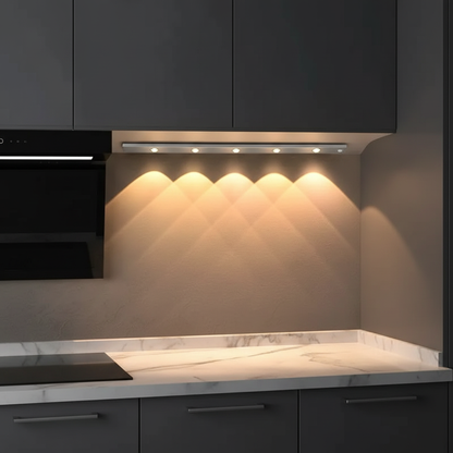 Silver LED Under-Cabinet Light Bar