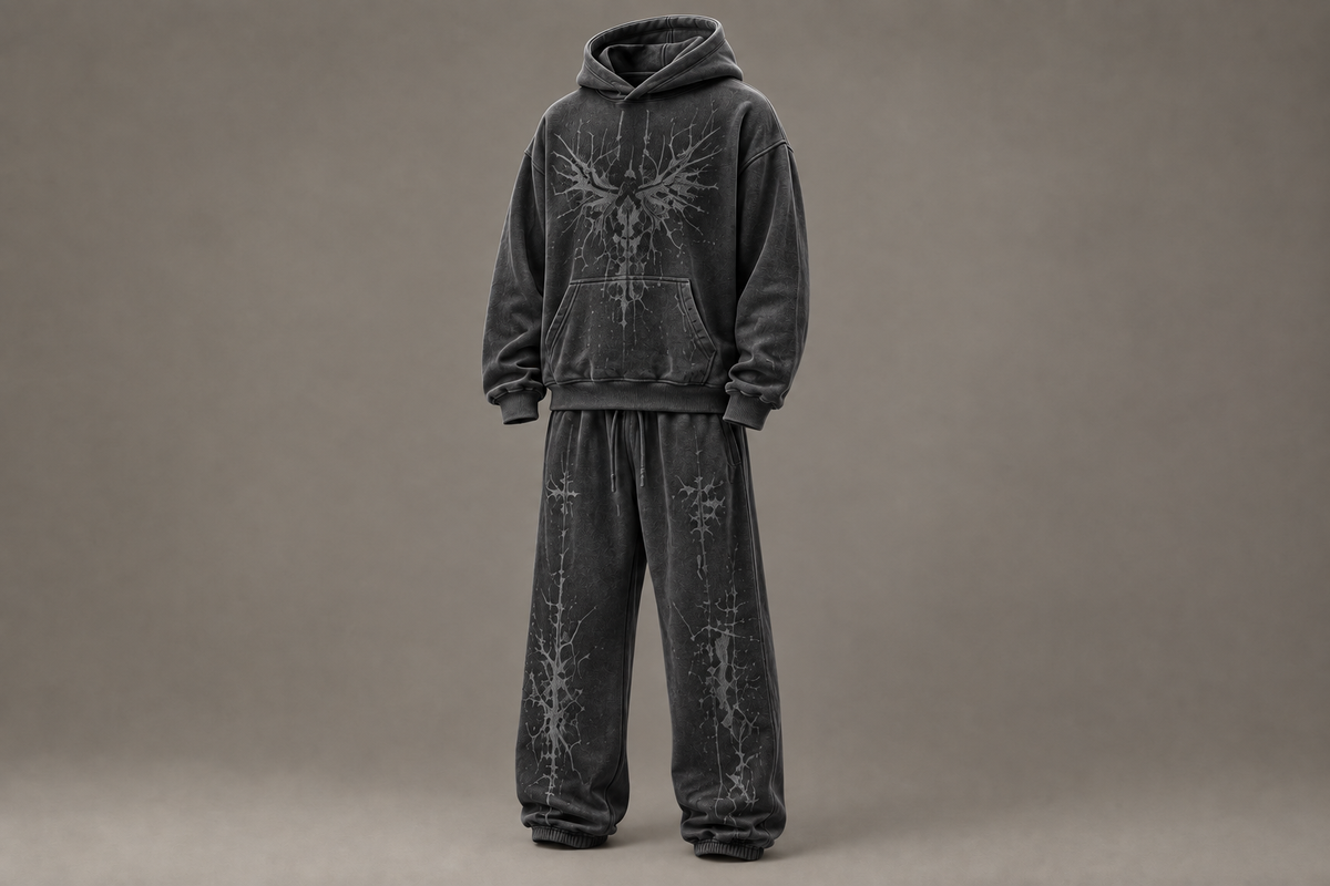 Drop 001 — Heavyweight Hoodie & Relaxed Trouser Set